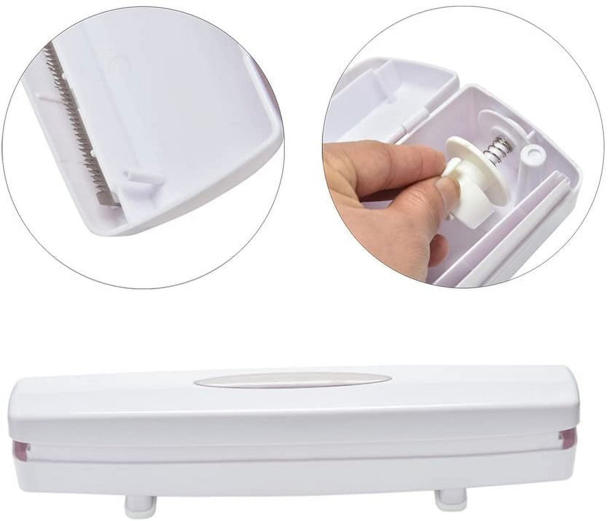 Wrap and Foil Cutting Dispensers with Recessed Blade, Set of Two - Image 6