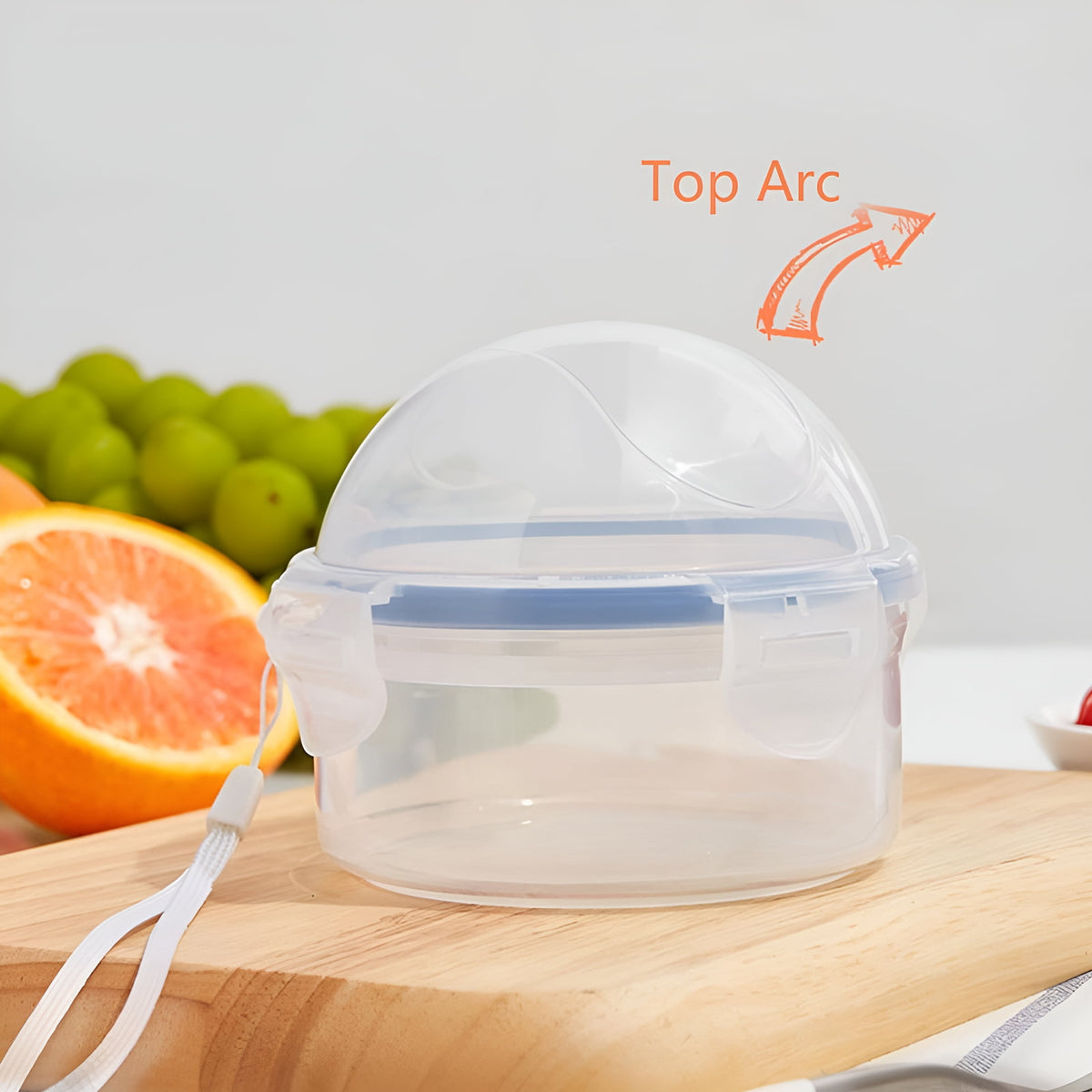 Lettuce Keeper and Produce Crisper Box with Sealing Lid and Strap - Image 5