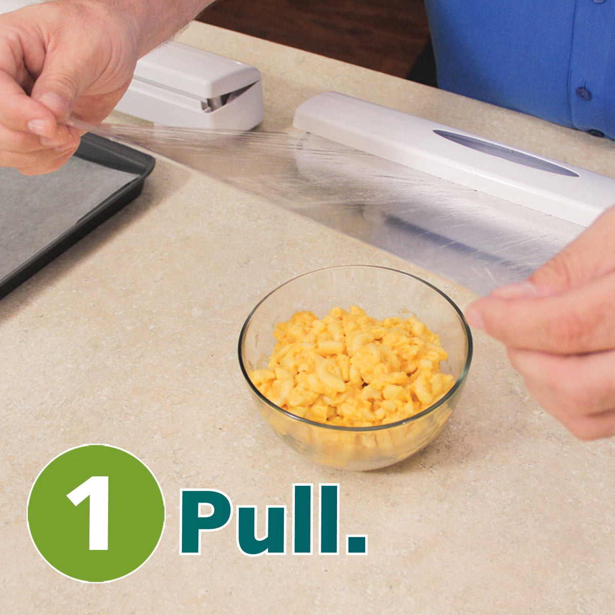 Wrap and Foil Cutting Dispensers with Recessed Blade, Set of Two - Image 5