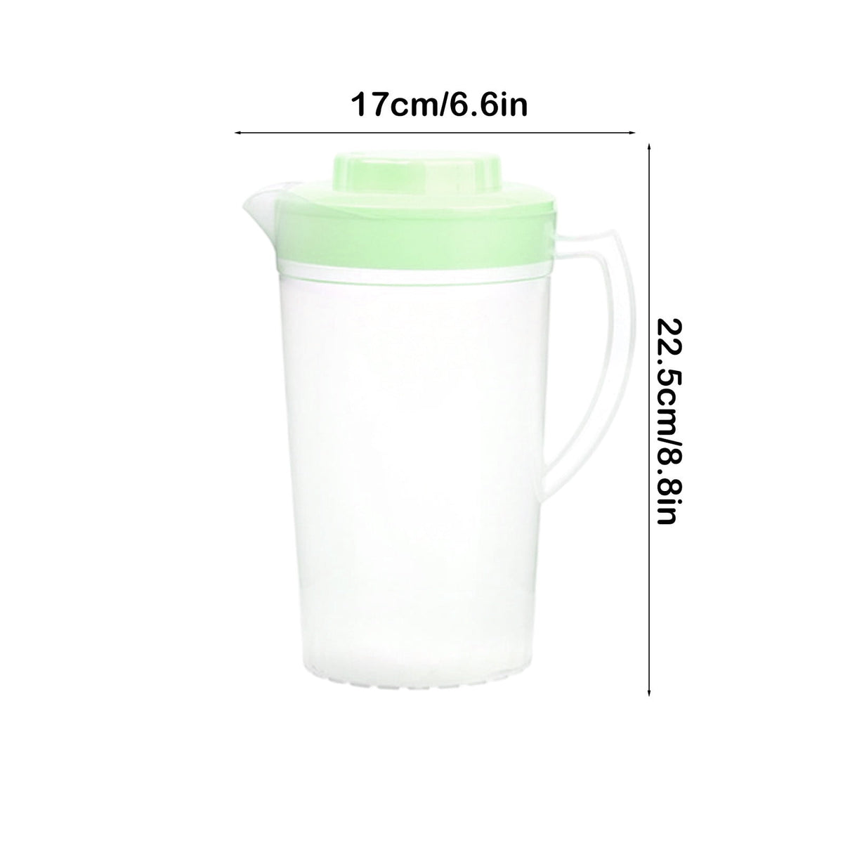 Two-Quart Serving Pitcher with Rotating Strainer Lid and Measuring Scale - Image 4