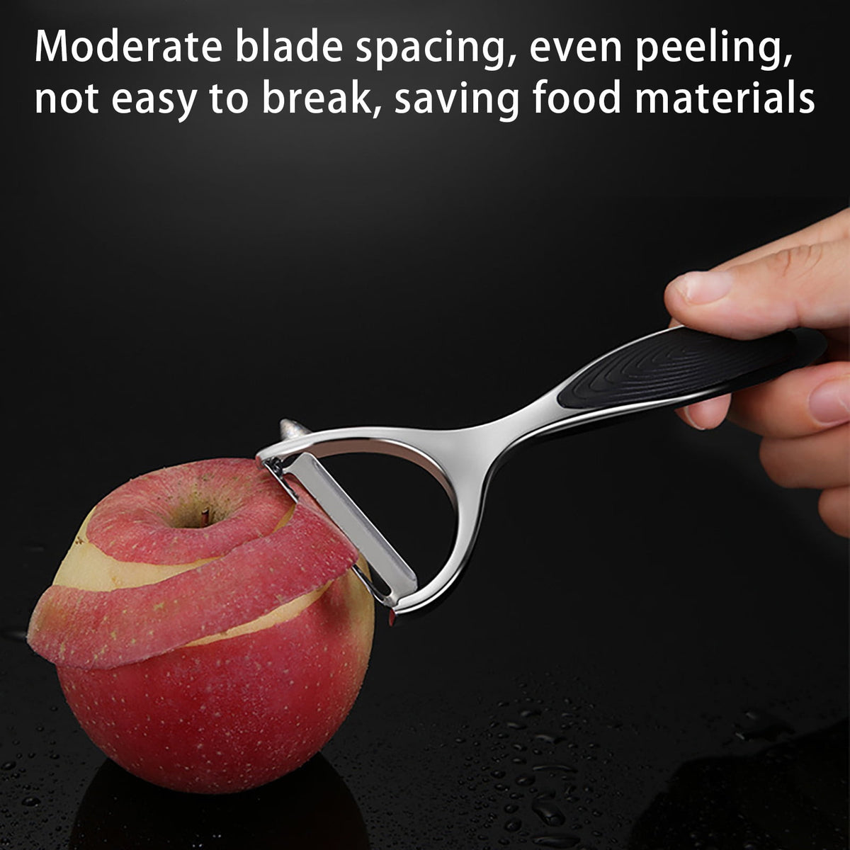 Swivel-Blade Vegetable Peeler with Non-Slip Handle and Eye Remover - Image 6