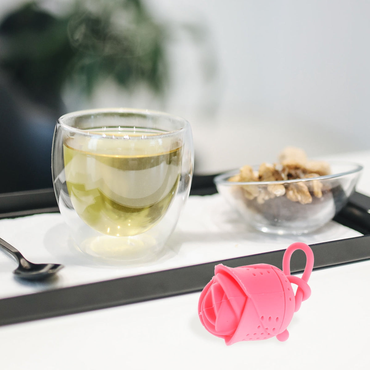 Rose-Shaped Silicone Tea Infusers for Loose Leaf, Set of Two - Image 6