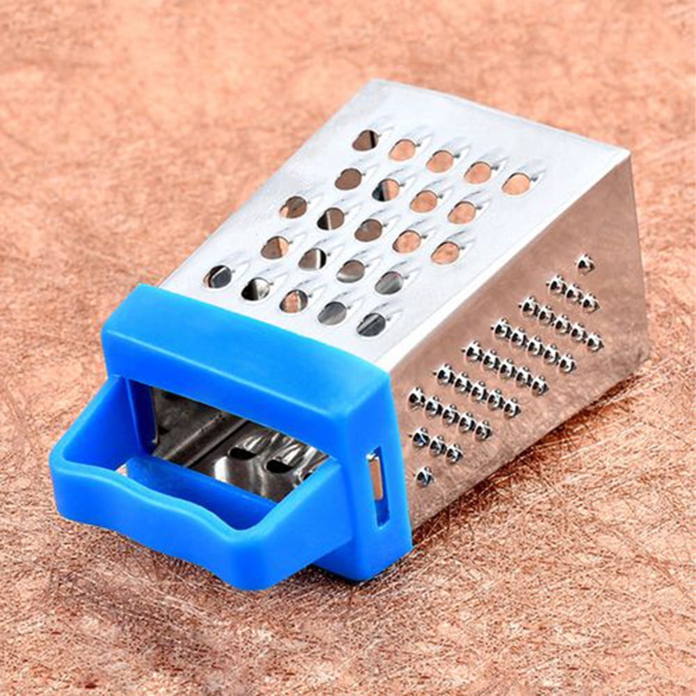 Four-Sided Box Graters with Julienne Peeler, Three-Piece Steel Set - Image 4