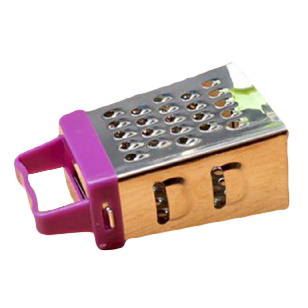 Four-Sided Box Graters with Julienne Peeler, Three-Piece Steel Set - Image 3