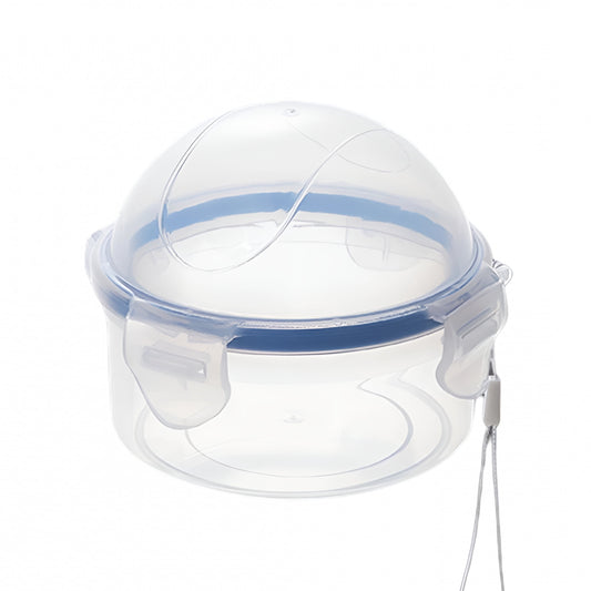 Lettuce Keeper and Produce Crisper Box with Sealing Lid and Strap