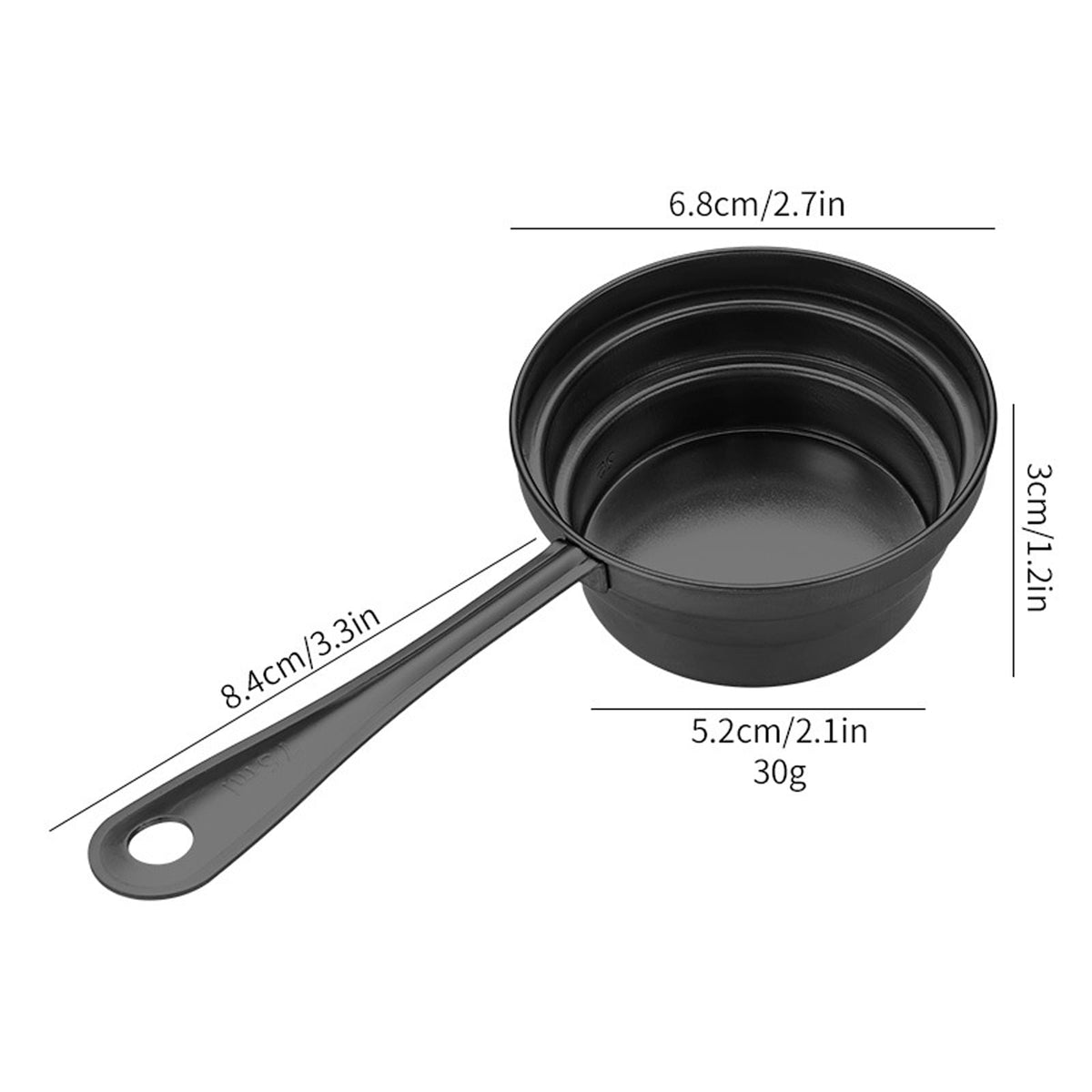 Stainless Steel Measuring Spoon Set with Multi-Level Scoop for Baking - Image 2