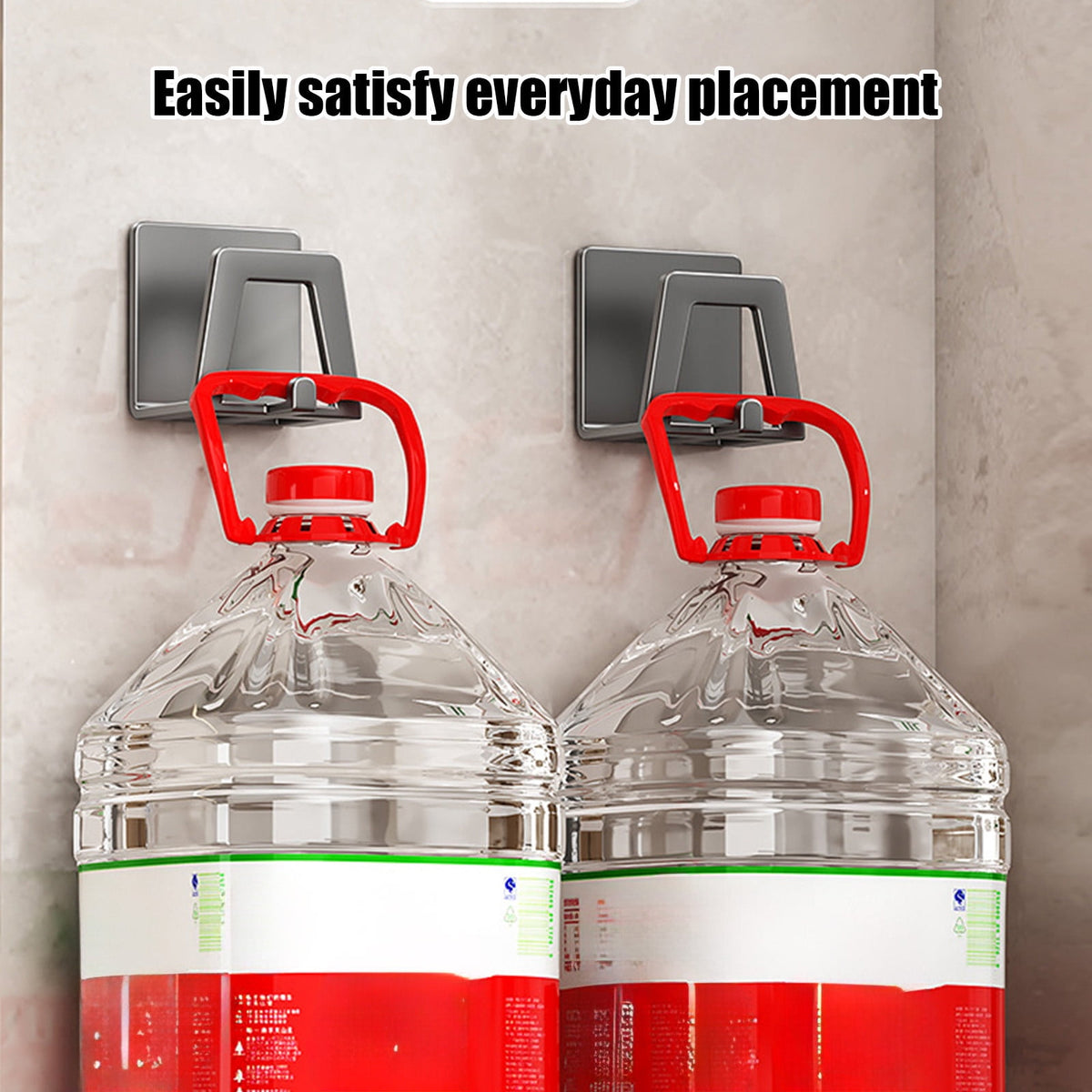 Adhesive Sink Caddy for Sponges with Side Hook, Polished Steel - Image 4
