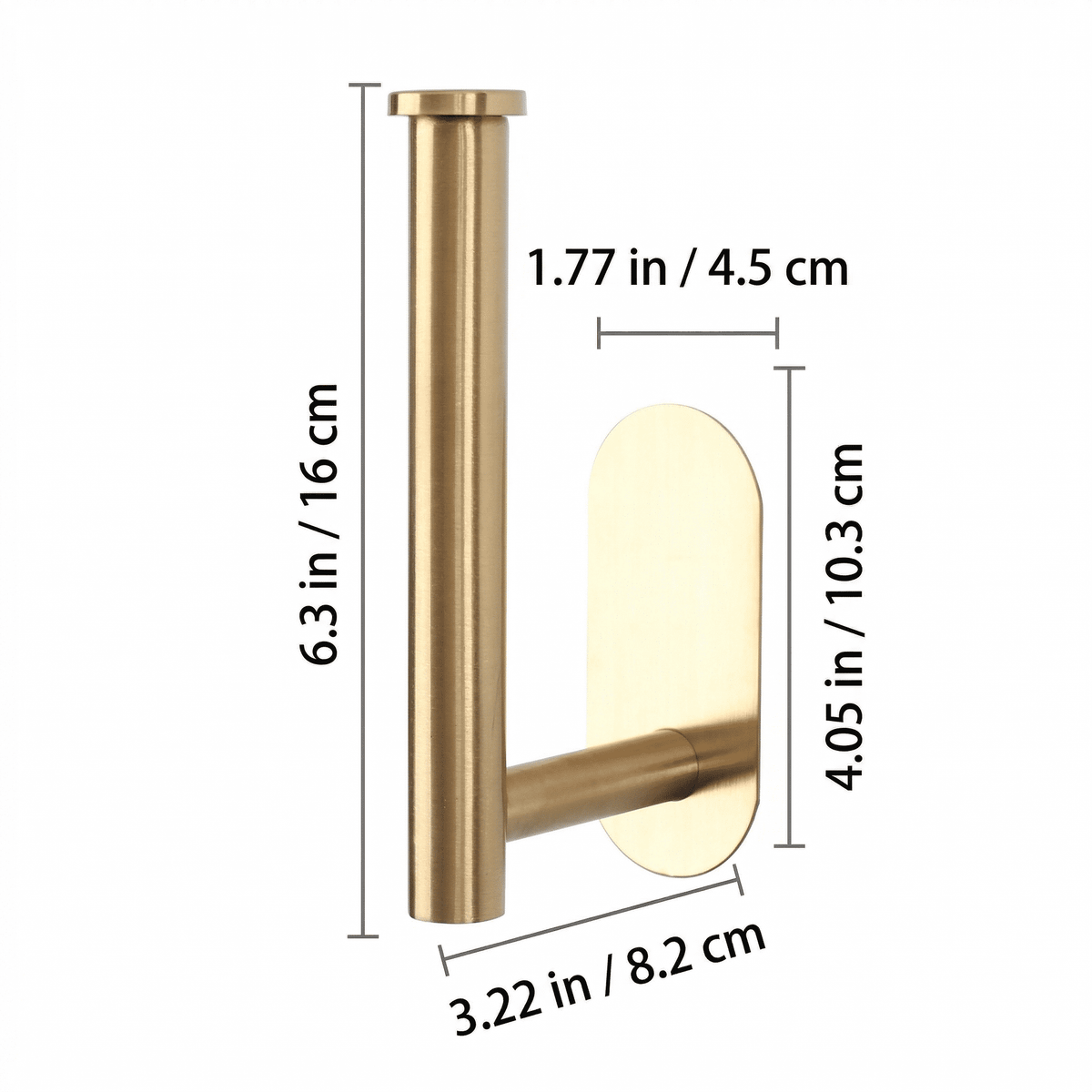 Adhesive Gold Curtain Holdbacks, No-Drill Tiebacks, Set of Two - Image 5
