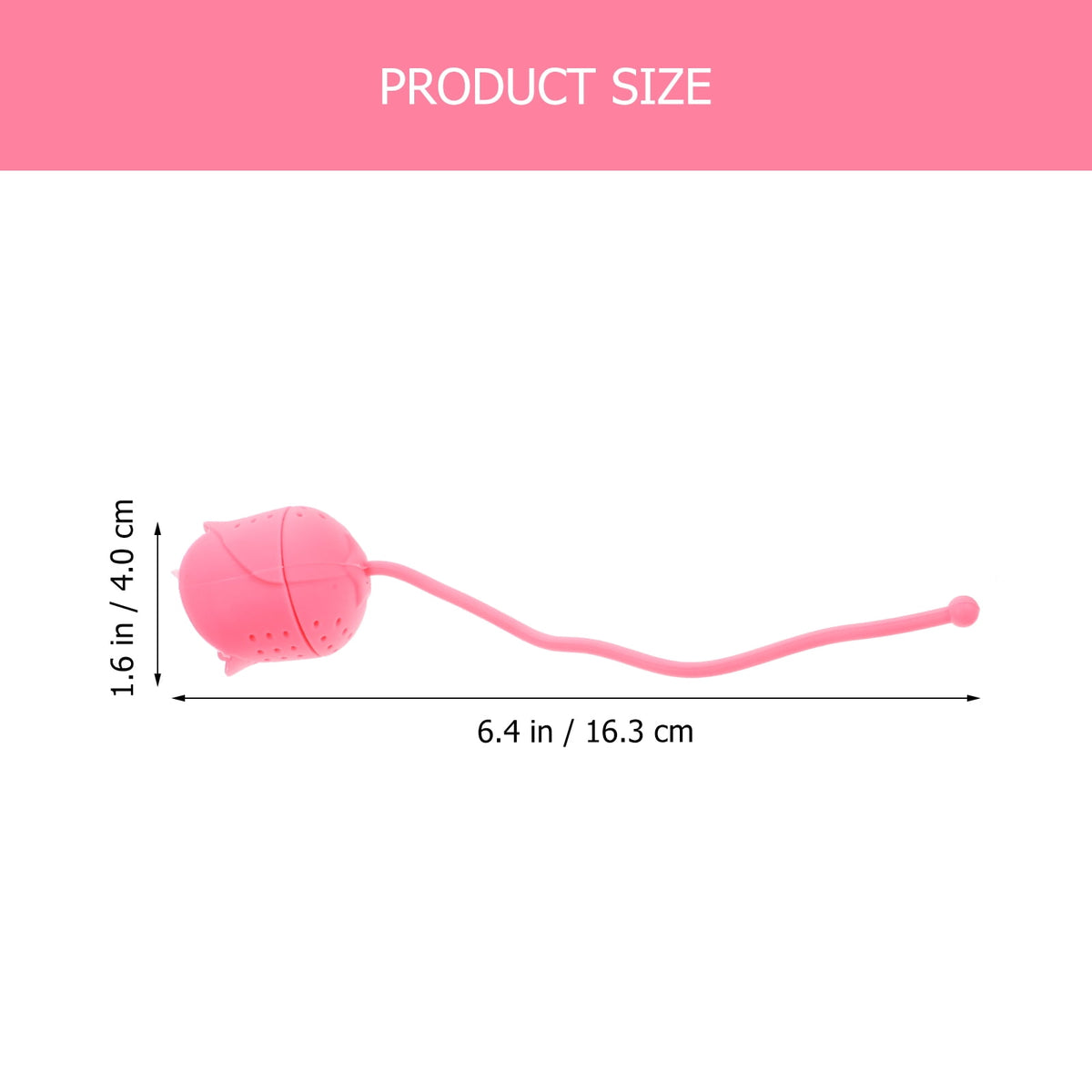 Rose-Shaped Silicone Tea Infusers for Loose Leaf, Set of Two - Image 2