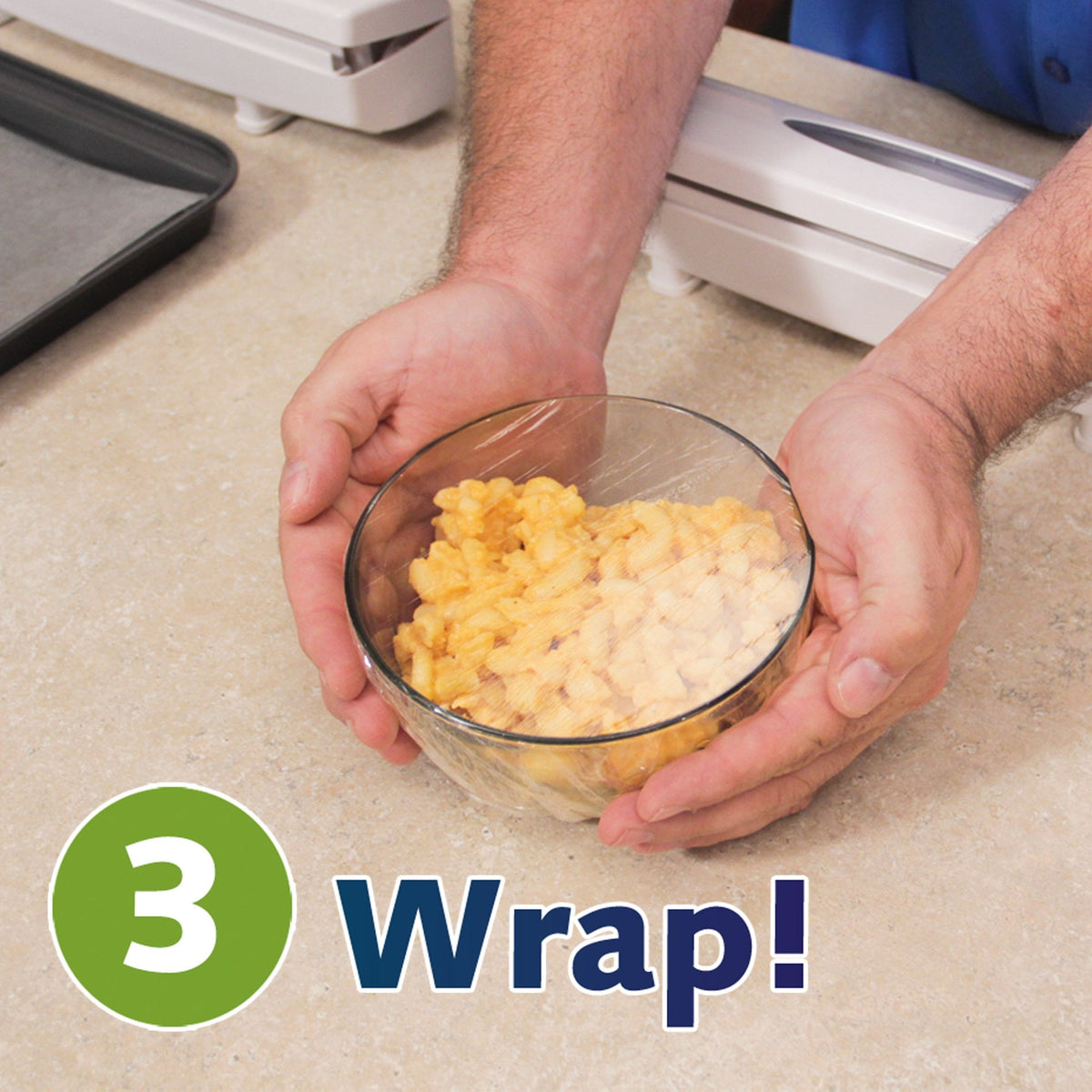Wrap and Foil Cutting Dispensers with Recessed Blade, Set of Two - Image 4