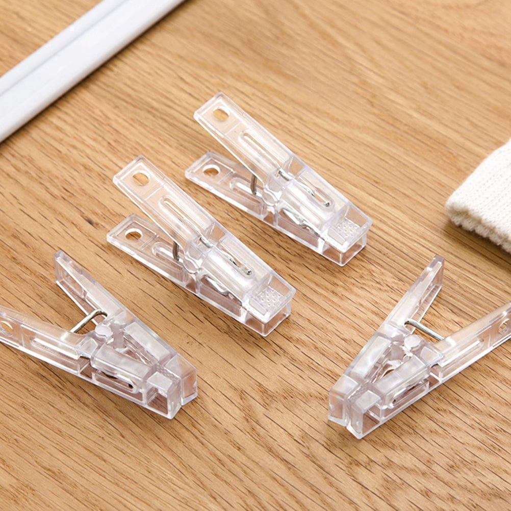 Clear Plastic Display Clips for Photos and Light Fabric, Twenty Pieces - Image 6