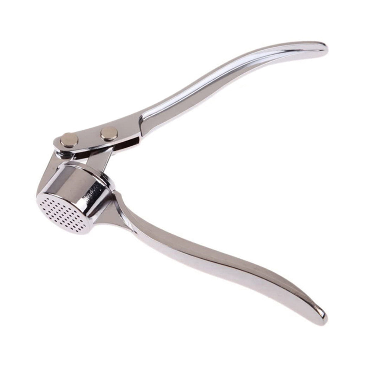 Stainless Steel Garlic Press with Wide Chamber and Rinse-Clean Plate - Image 3