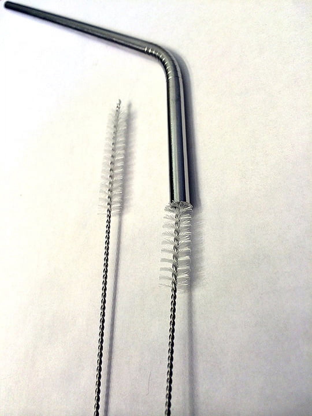 Ten-Inch Straw Cleaning Brushes with Flexible Steel Stems, Set of Four - Image 3
