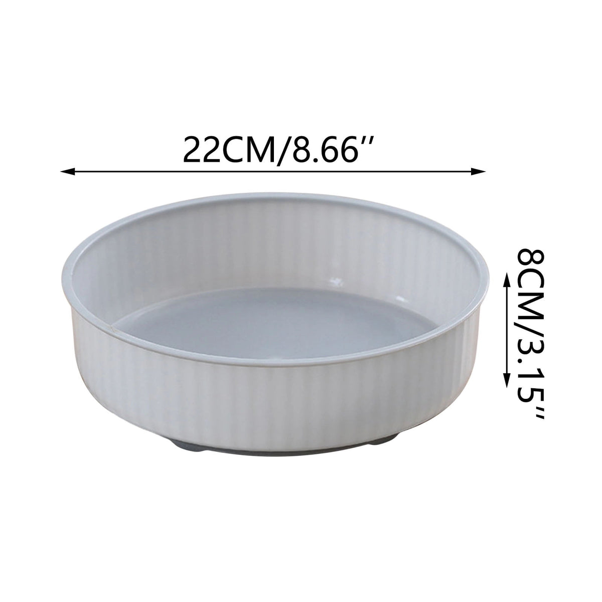 Rotating Turntable Spice Rack, 8.66 Inches Across, with Raised Rim - Image 3