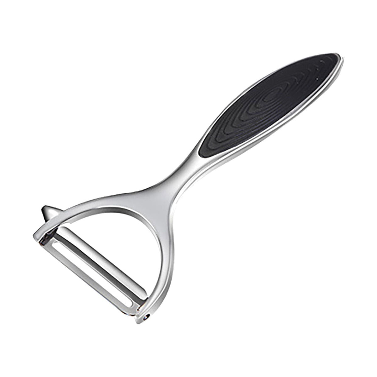 Swivel-Blade Vegetable Peeler with Non-Slip Handle and Eye Remover