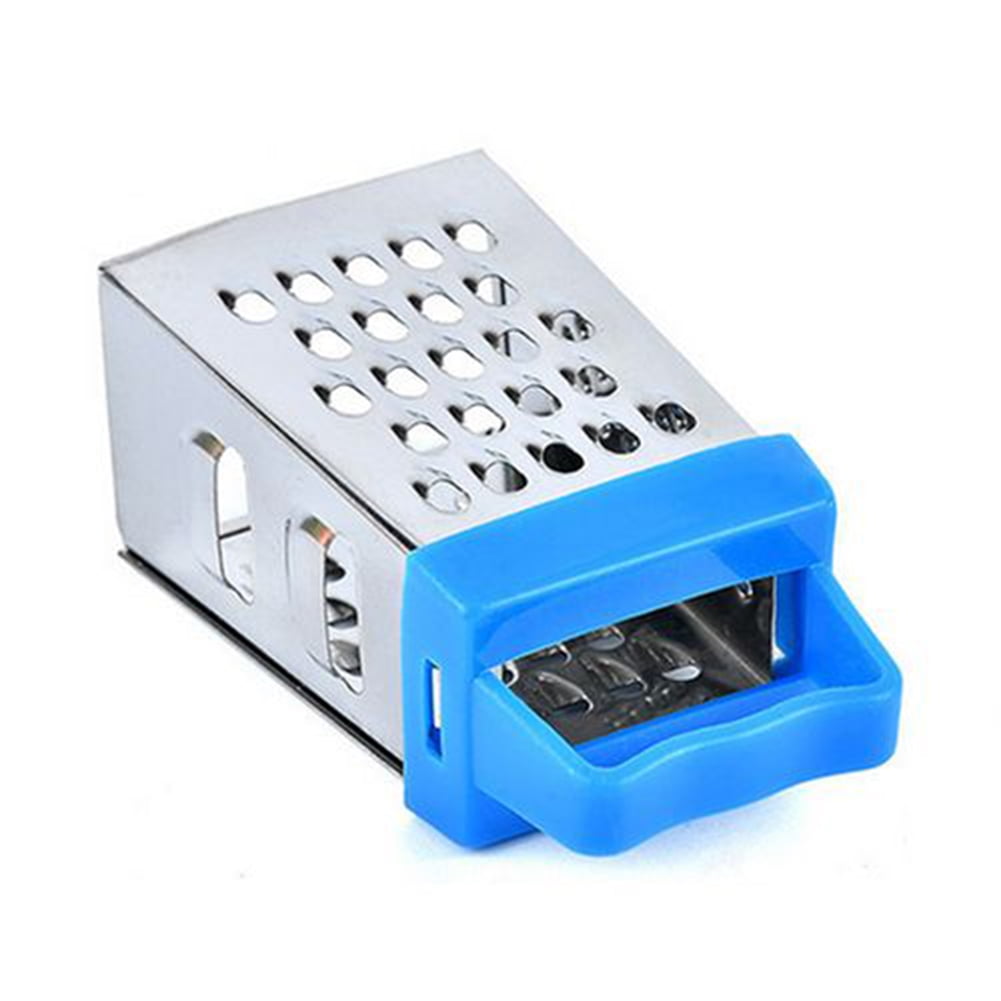 Four-Sided Box Graters with Julienne Peeler, Three-Piece Steel Set - Image 5